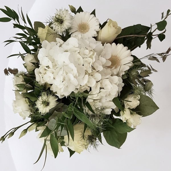 Bouquet de fleurs blanches 2 Marie Pétale Lyon