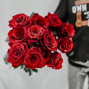 Bouquet de 10 Grandes Roses